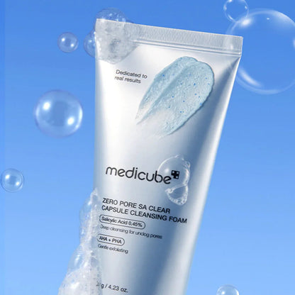 Medicube - Zero Pore SA Clear Capsule Cleansing Foam - 120g