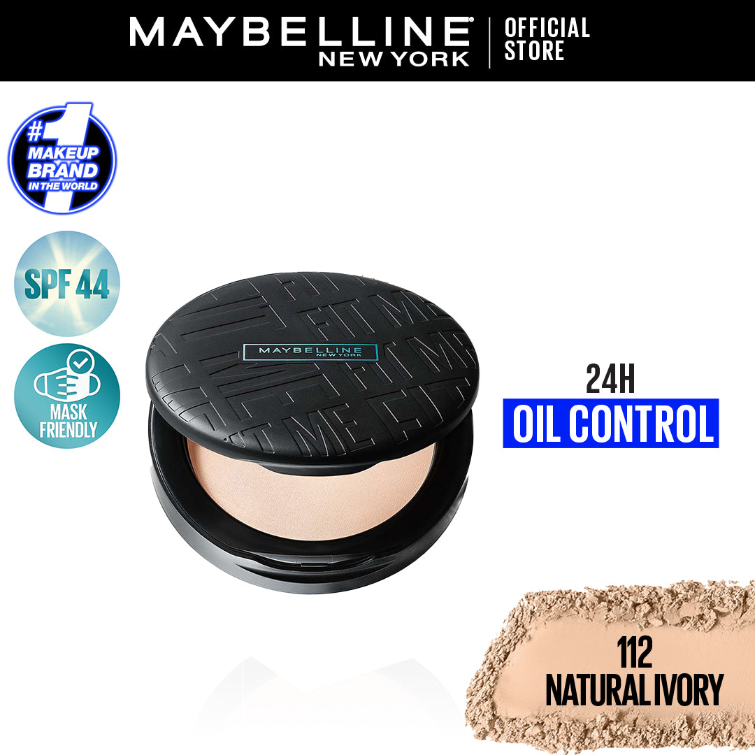 Maybelline New York Fit Me Matte & Poreless Compact Powder - 112 Natural Ivory