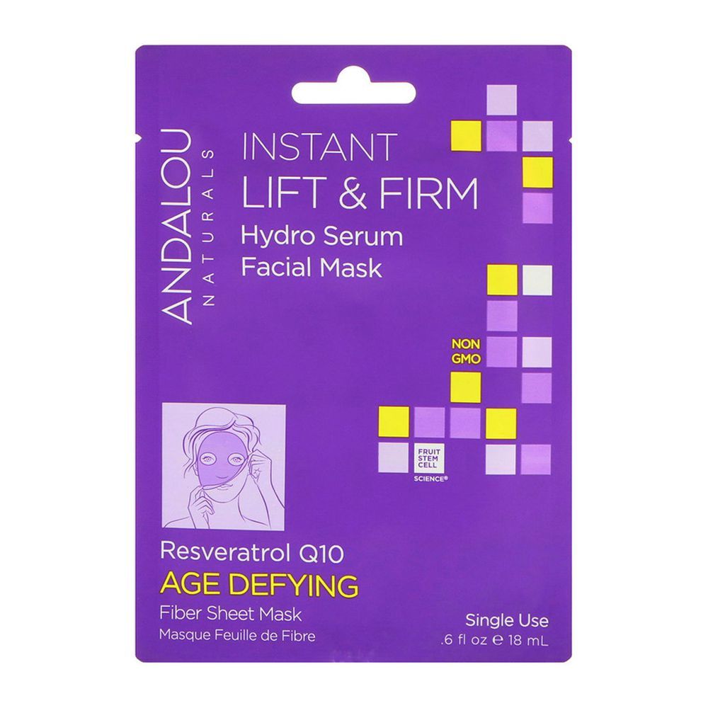 Andalou Instant Lift & Firm Hydro Serum Facial Mask 18ml