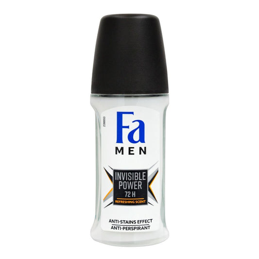 Fa Deodorant Roll On Men Invisible Power 50ML