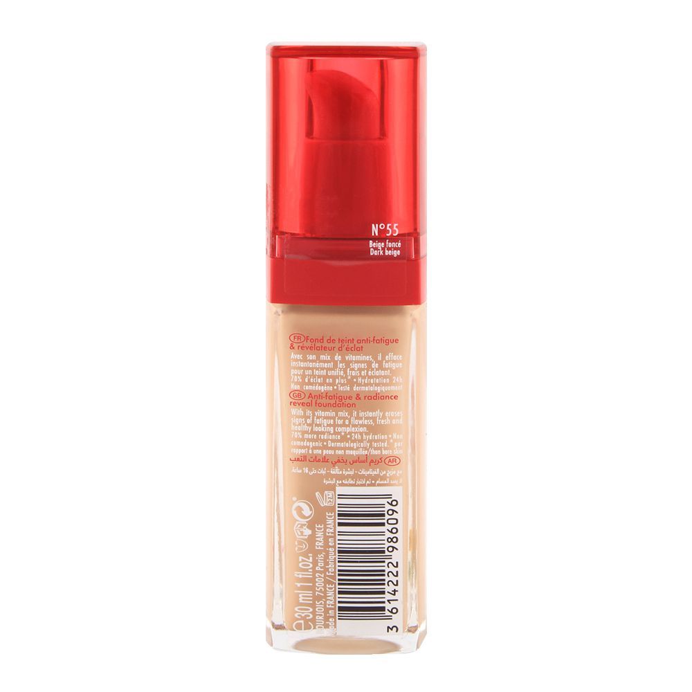 Bourjois Healthy Mix Foundation 55 Dark Beige Color