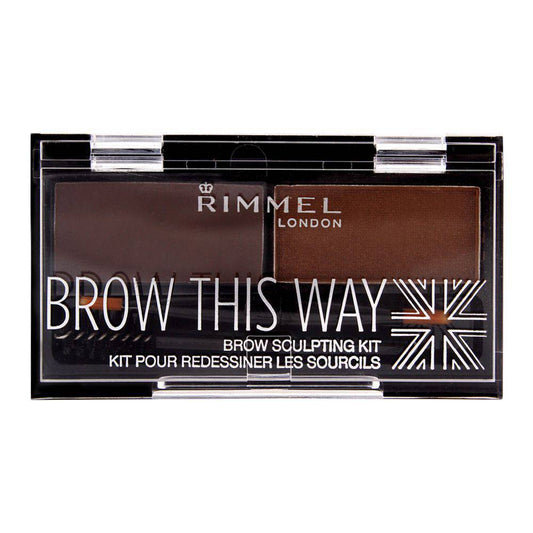 Rimmel Brow This Way Palette Medium Brown 034002 - Highfy.pk