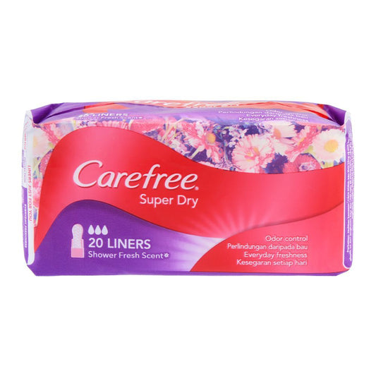Care Free - Liners Super Dry Shower Fresh Scent - 20'S