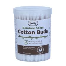 Pretty Cotton Buds Bamboo Stem 100’S