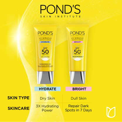 Pond's - UV Miracle Bright Sunscreen SPF50++++ 50G
