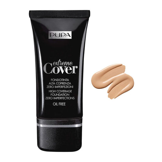 Pupa Milano - Extreme Cover High Coverage Foundation Zero Imperfections - Light Sand