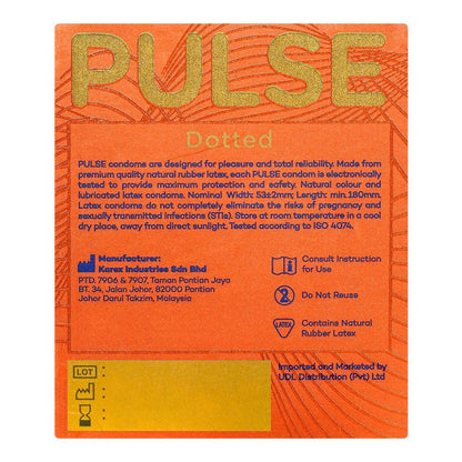 Pulse - Dotted 3 Premium Condoms