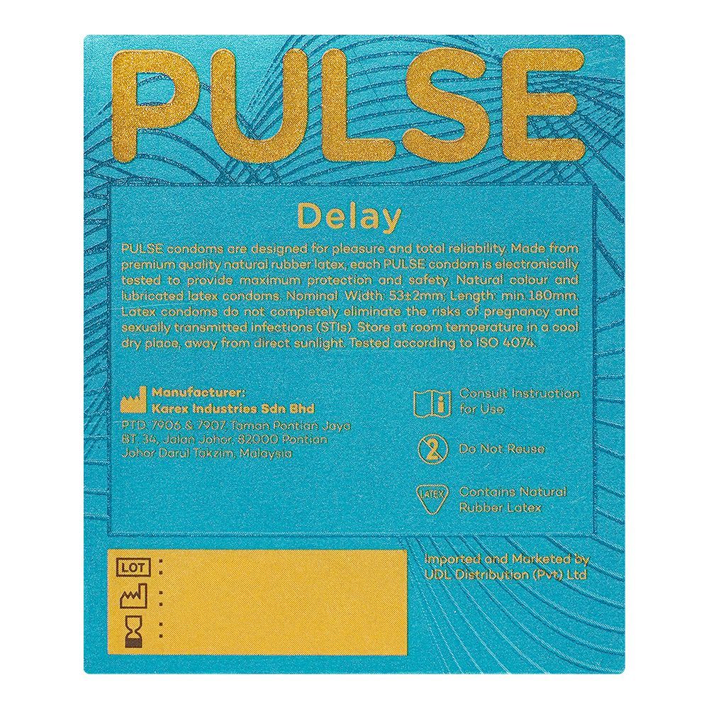Pulse - Delay 3 Premium Condoms