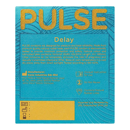 Pulse - Delay 3 Premium Condoms