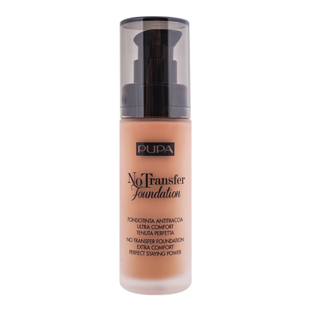 Pupa Milano - No Transfer Foundation Extra Comfort - Perfect Staying Power Deep Beige