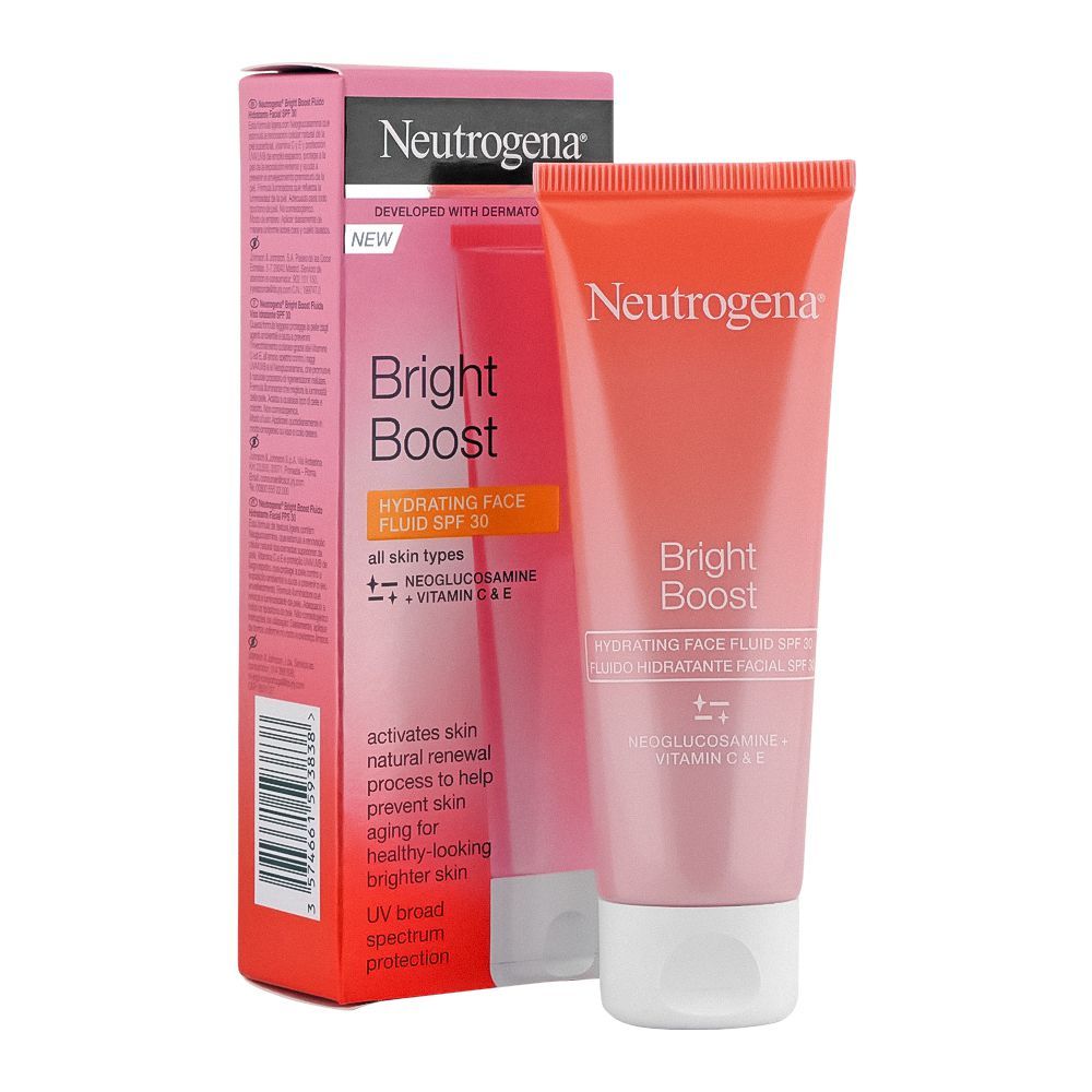 Neutrogena Bright Boost Hydrating Face Fluid Spf30 50Ml