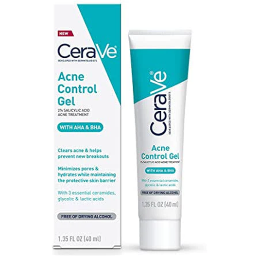Cerave Acne Control Gel With Aha & Bha 40Ml - Highfy.pk