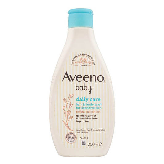 Aveeno Baby Daily Care Hair & Body Wash Natural Oat Extract 250ML