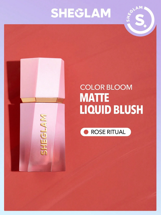 Shein Sheglam Color Bloom Dayglow Liquid Blush - Rose Ritual