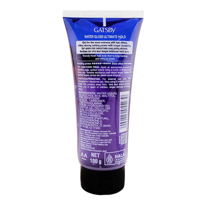 Gatsby - Water Gloss 9 Ultimate Hold Gel - 100 gm