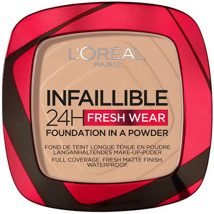 L'Oreal Paris - Infallible 24H Fresh Wear Breathable Liquid Foundation in Powder - 130 True Beige