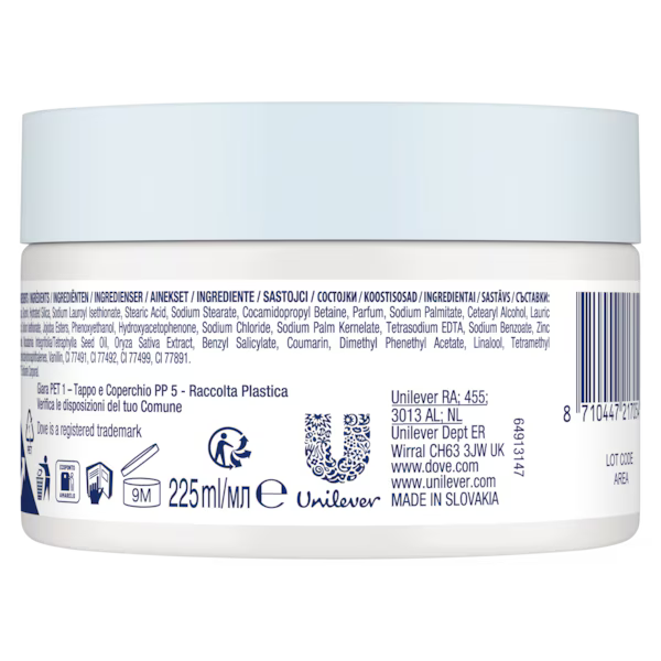 Dove Body Scrub Crushed Macadamia & Rice Milk Scent 225Ml