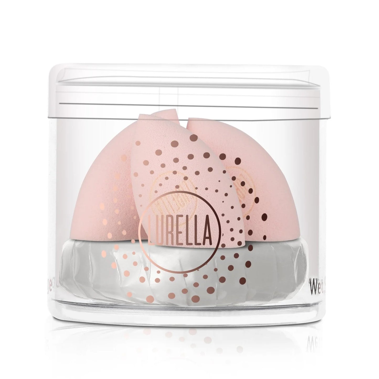 Lurella - Mini Angled Sponge Pack - Baby Pink