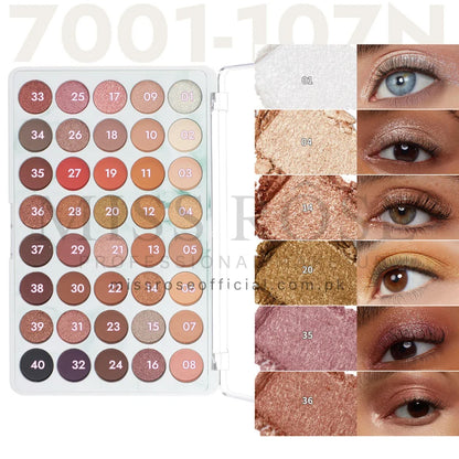 Miss Rose - Van Gogh Impression 40 Color Eyeshadow Palette 28g