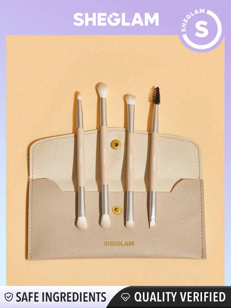 Sheglam - Glam 101 Eye Essential Brush Set With Bag