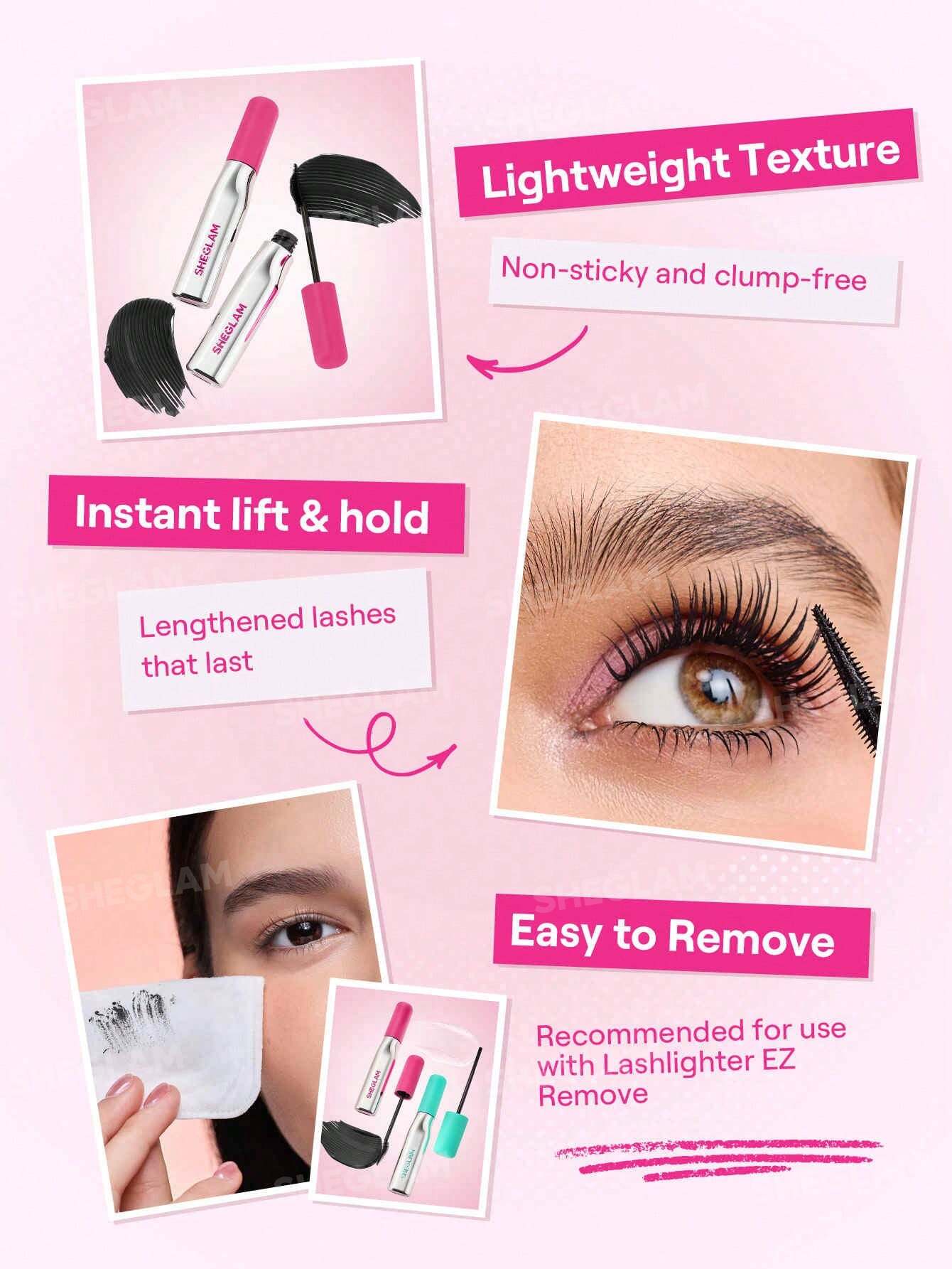 Sheglam - Lash Lighter Up & Out Mascara Black - 8Ml