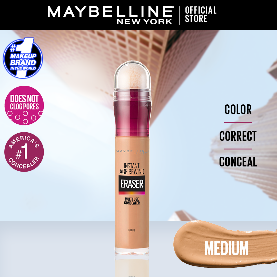 Maybelline New York Instant Age Rewind Eraser Concealer - 130 Medium