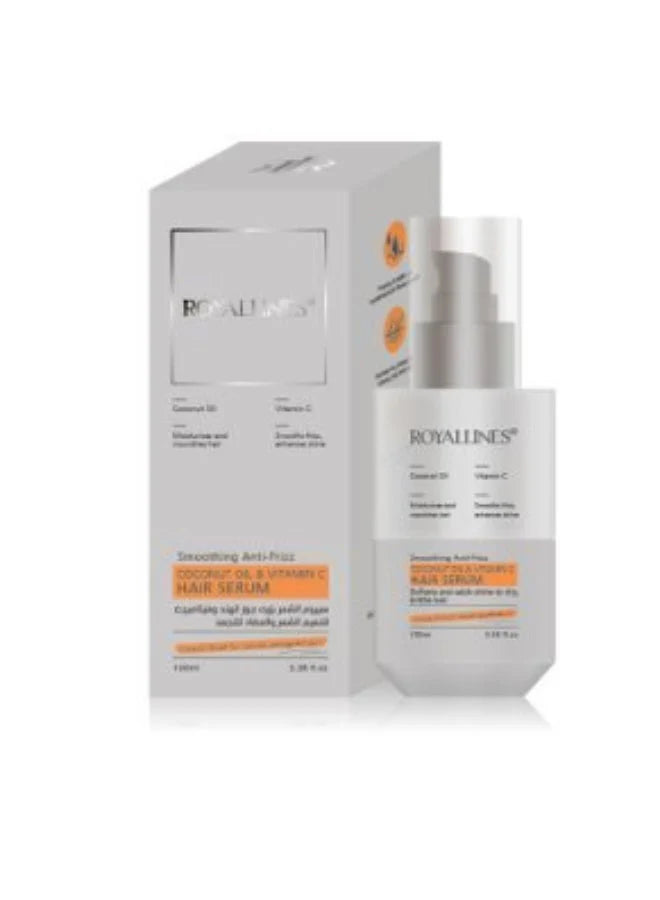 Royallines - Smoothing Anti-Frizz Coconut Oil & Vitamin C Hair Serum 100ml