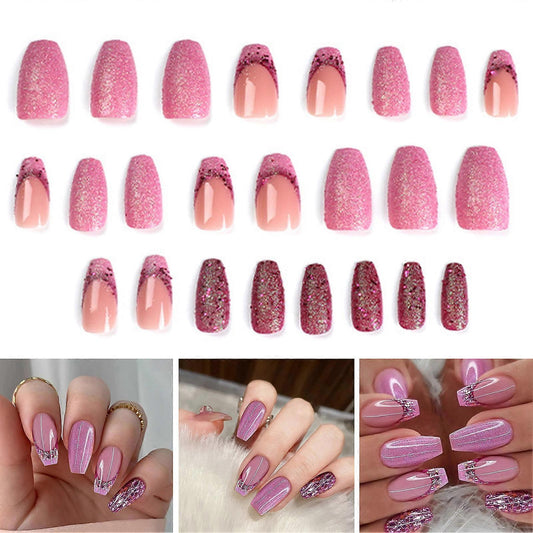 Facial Beauty - Nails Set 12's - Assorted Color & Design