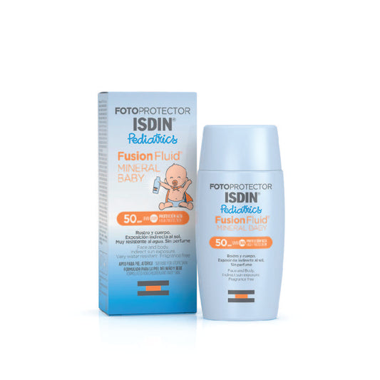 ISDIN - Fotoprotector Isdin Pediatrics Fusion Fluid Mineral Baby 50+