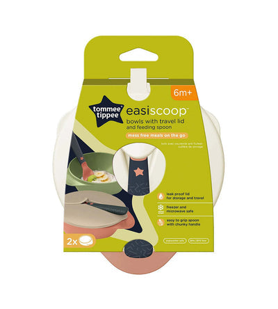 Tommee Tippee - Explora Easy Scoop Feeding Bowl with Lid & Spoon - TT 446718