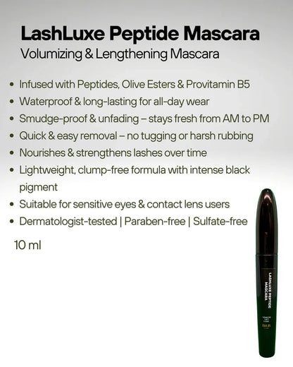 B&B Derma - Lashluxe Peptide Mascara