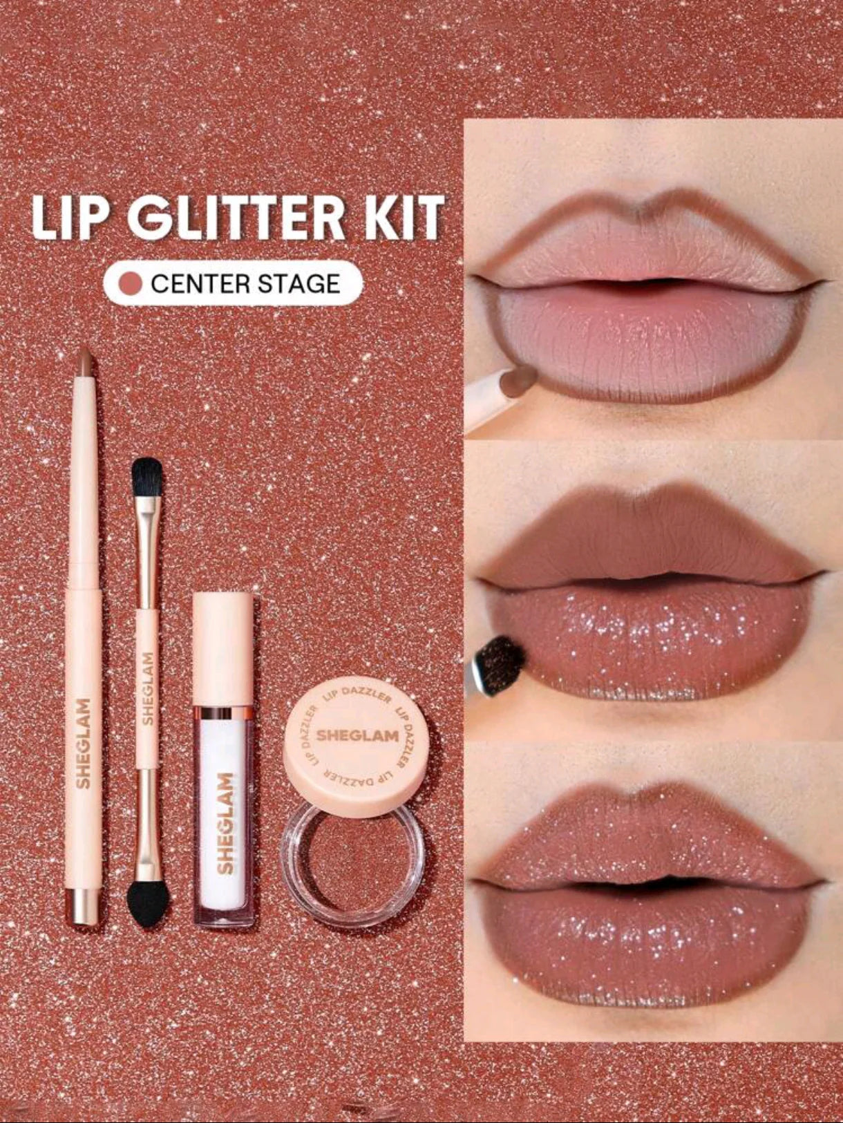 Sheglam - Lip Dazzler Glitter Kit