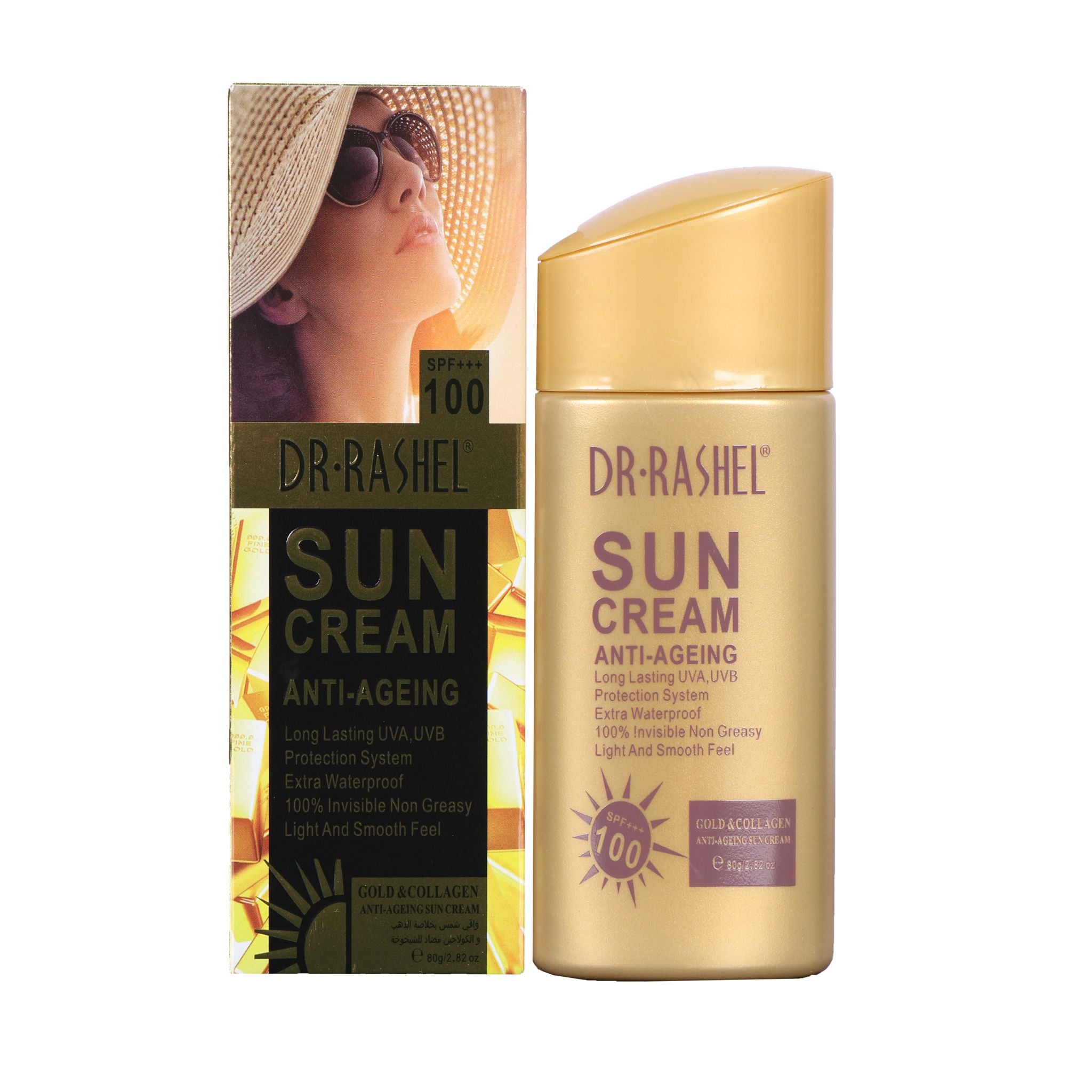 Dr Rashel Sun Cream Anti- Ageing Spf 100 80G - Highfy.pk