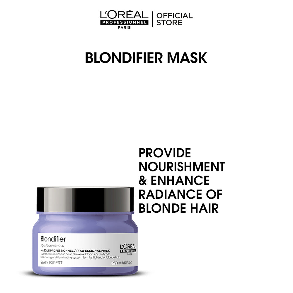 L'Oreal Professional - Serie Expert Blondifier Mask 250 ML - For Highlighted & Bleached Hair