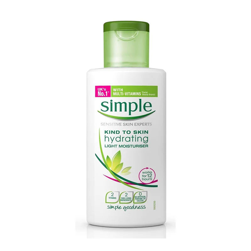 Simple Hydrating Light Moisturiser Kind To Skin 125Ml