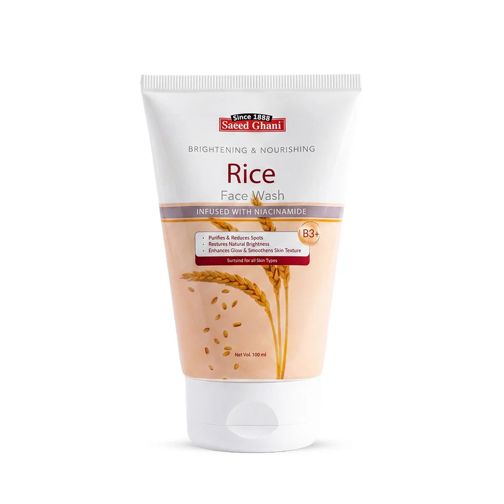 Saeed Ghani - Rice Brightening & Nourishing Face Wash