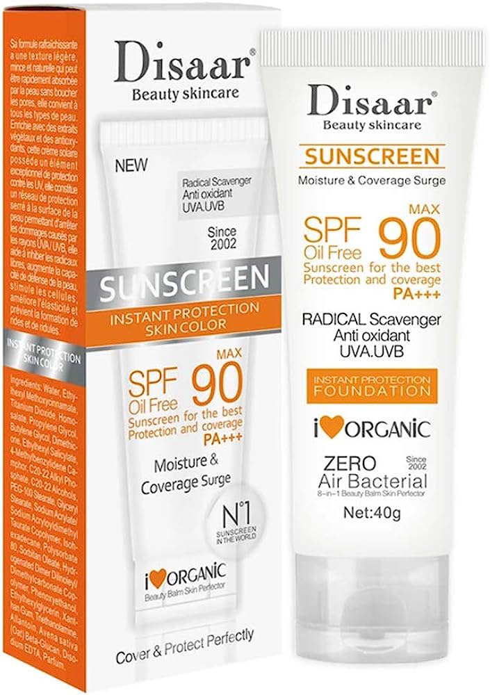 Disaar Sunscreen Instant Protection Skin Color Spf90 Pa+++