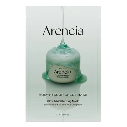 Arencia - Holy Hyssop Sheet Mask - 27Ml