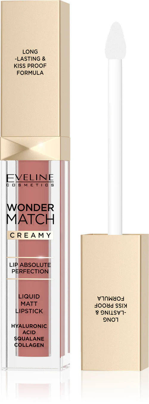 Eveline Cosmetics - Wonder Match Liquid Matt Lipstick - 09 Dream Nude