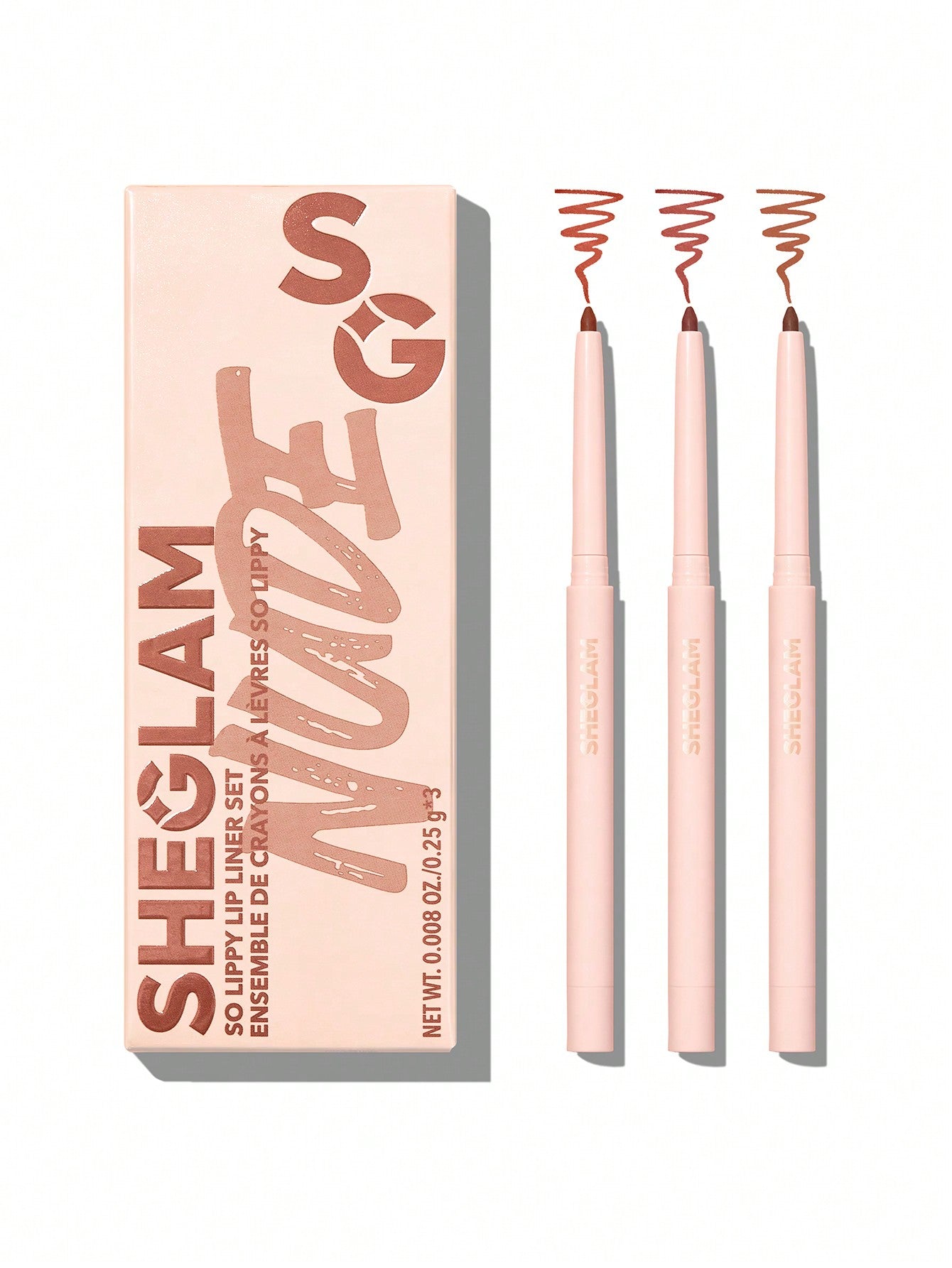 Sheglam So Lippy Lip Liner Set - Au Naturel 3's