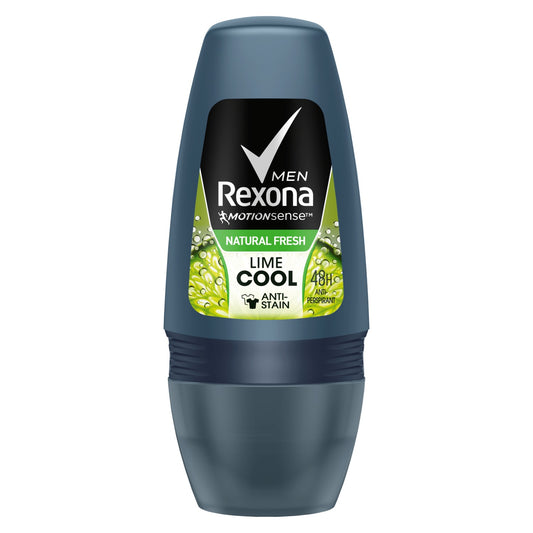 Rexona Deodorant Roll On Men Natural Fresh Lime 45Ml