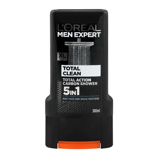 L'Oreal Men Expert Shower Gel Total Clean Carbon Total 300Ml