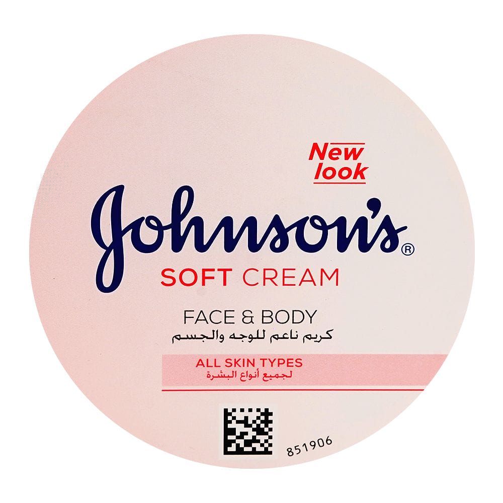 Johnson's Soft Cream for Face & Body - 200Ml