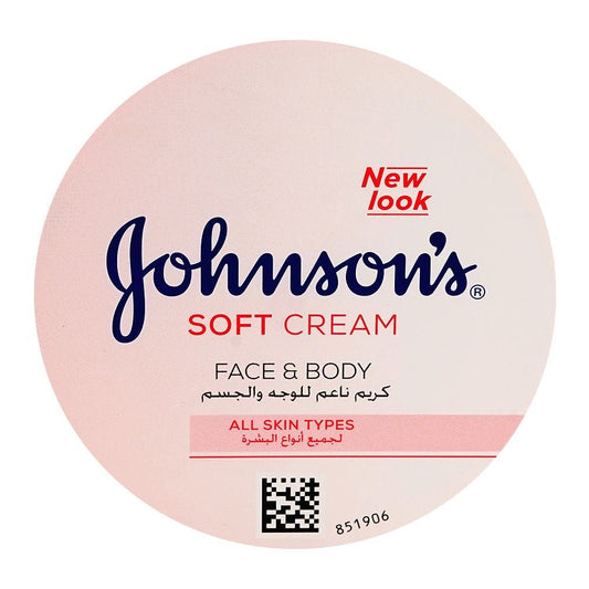 Johnson's Soft Cream for Face & Body - 200Ml