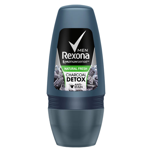 Rexona Men Natural Fresh Charcoal Detox Roll-On