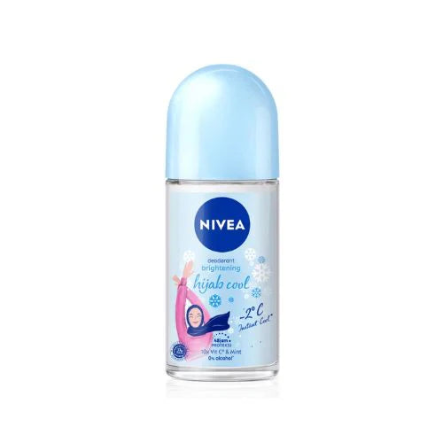 Nivea Deodrant Roll On Women Bright & Cool Hijab Cool 50Ml