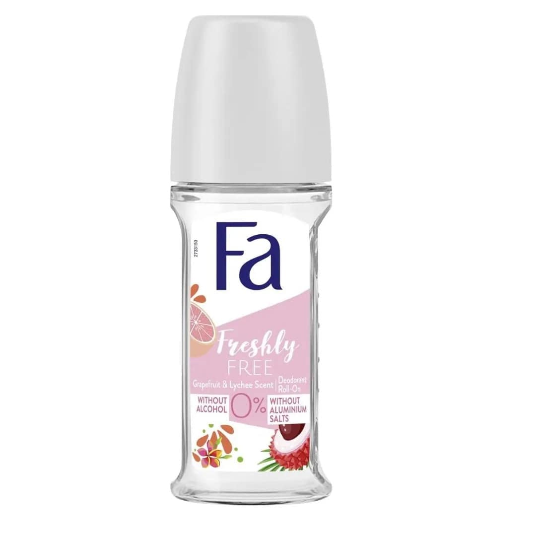 Fa Deodorant Roll On Freshly Free Grapefruit & Lychee 50Ml - Highfy.pk