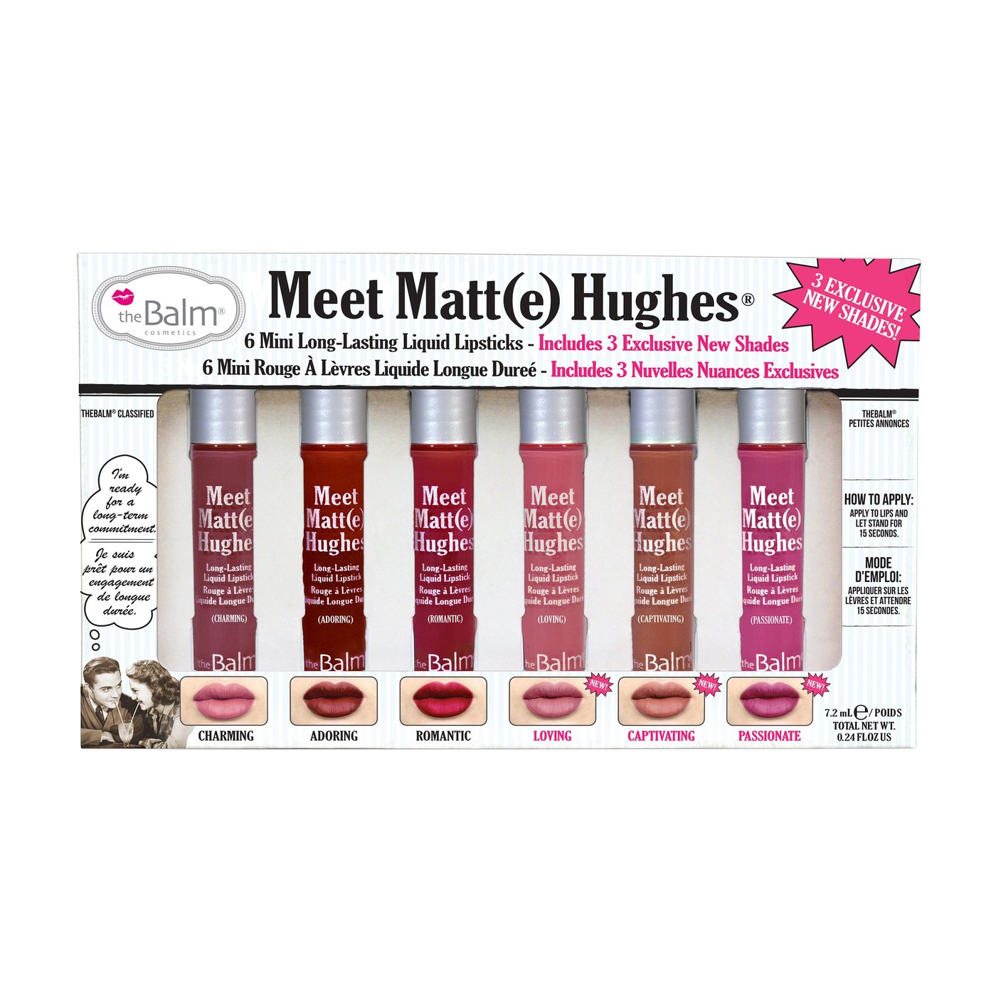 The Balm Meet Matte Hughes Lipsticks Volume.3 (Passionate)