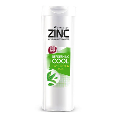 Zinc - Anti Dandruff Shampoo Refreshing Cool Green Tea Mint - 340Ml