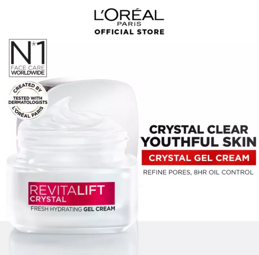 L'Oreal Paris Revitalift Crystal Fresh Gel Cream - 50Ml